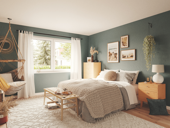 Bungalow-128-Schlafzimmer